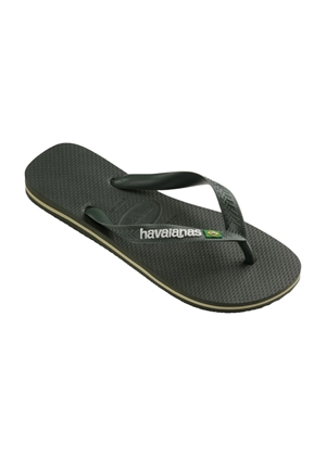 Hav. Brasil Logo sandal Green Olive Havaianas